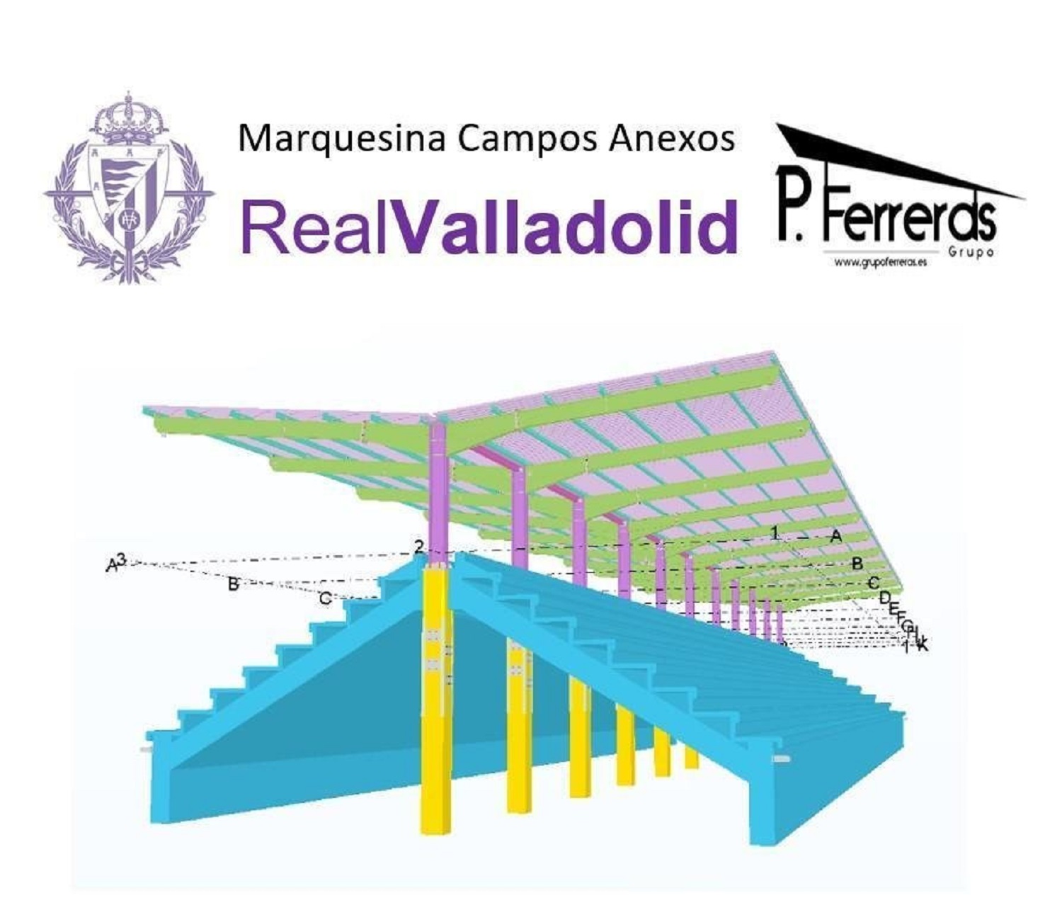 Comienza a construirse la cubierta de Los Anexos 3 Cubierta Anexos 2