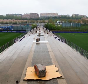 Comienza a construirse la cubierta de Los Anexos 2 cubierta anexos