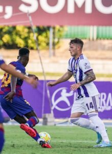 El Barça B despierta al Real Valladolid Promesas del sueño 2 Alende