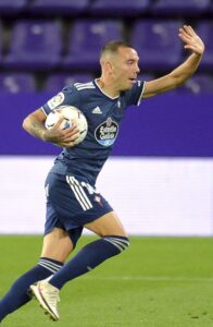 Empate en un partido sin sal ni pimienta 2 Aspas celebra su gol