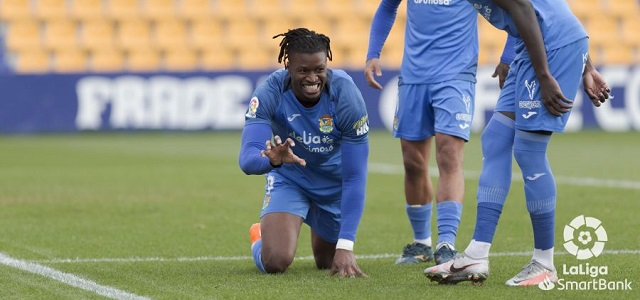 Sekou Gassama hace un hat-trick con el Fuenlabrada