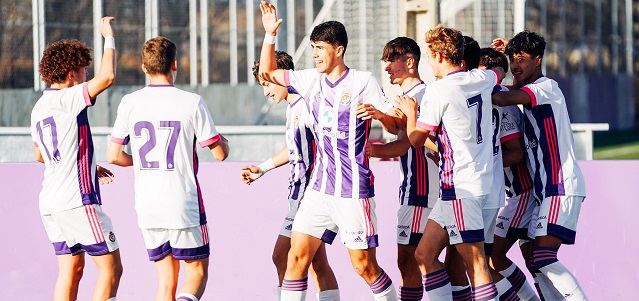 La marcha triunfal del Juvenil B del Pucela