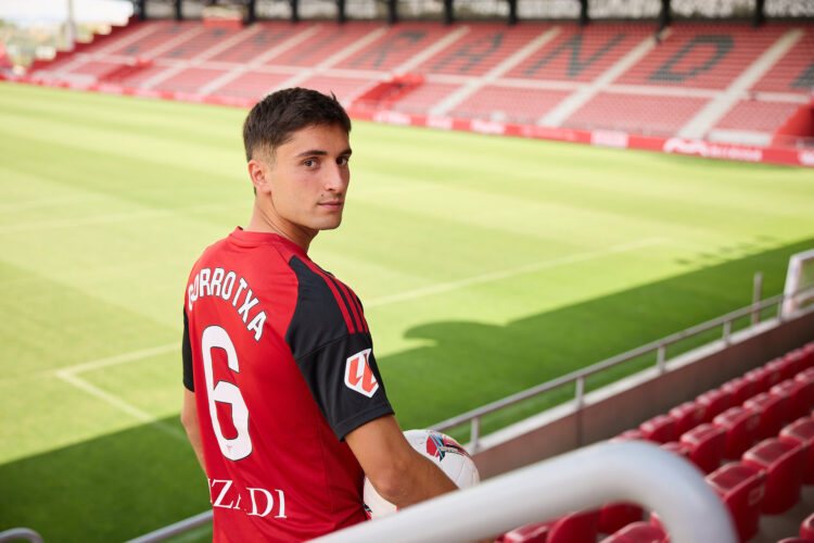 Gorrotxa, el sucesor de Zubimendi que brilla en Miranda 1 Gorrotxategi Mirandes