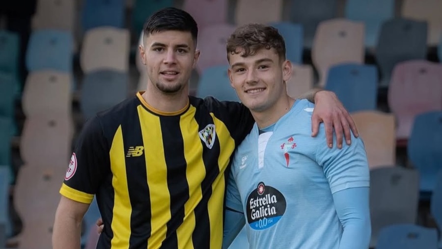 Jesús Martínez y la talla intermedia 2 Real Valladolid | Jesús Martínez y Garri