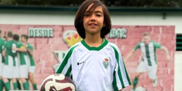 Julia, jugadora del Betis