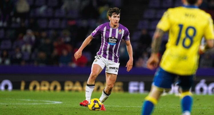 Mario Martín no estará en Mestalla 1 Mario Martín, en el Real Valladolid - Las Palmas