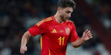 Raúl Moro, con la sub-21