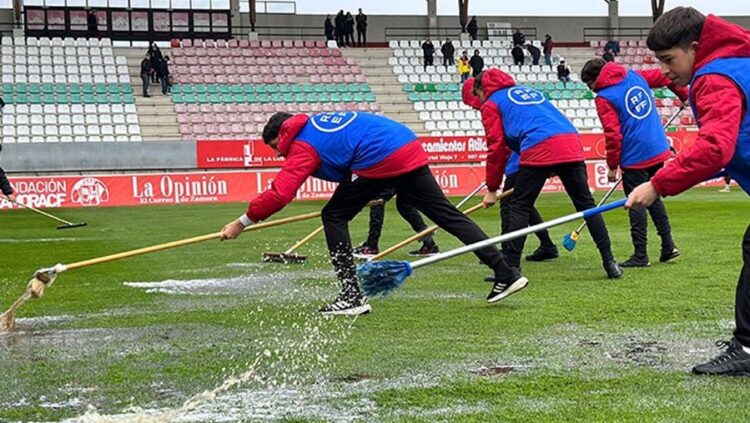 Las lluvias vuelven a afectar al fútbol de Castilla y León 1 Lluvias caídas en Zamora