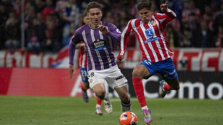 El Real Valladolid pierde al tira y afloja contra el Atlético de Madrid 1 Real Valladolid - Atleti
