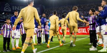 Real Valladolid - Barcelona: varios pasillos y algún título