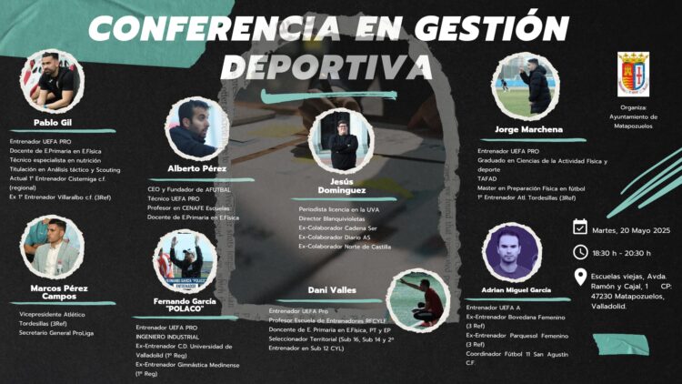 El Ayuntamiento de Matapozuelos organiza una conferencia en gestión deportiva 1 El Ayuntamiento de Matapozuelos organiza una conferencia en gestión deportiva