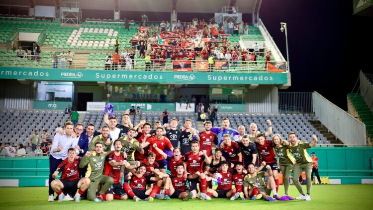 El Mirandés se garantiza jugar el play-off por primera vez en su historia 1 El Mirandés se garantiza jugar el play-off por primera vez en su historia