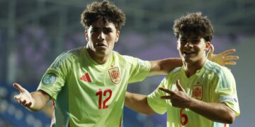 Jan Virgili y Quim Junyent, con España