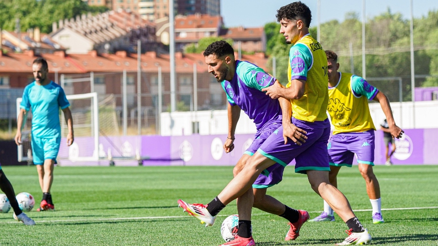 Así está la 'Operación Salida' del Pucela 3 Amallah y Iago Parente