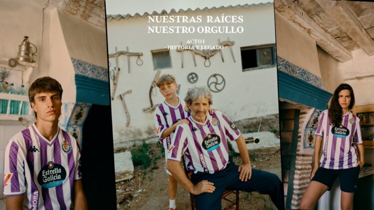 Primera camiseta del Real Valladolid