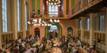 En esta antigua iglesia ahora se juega al ping-pong