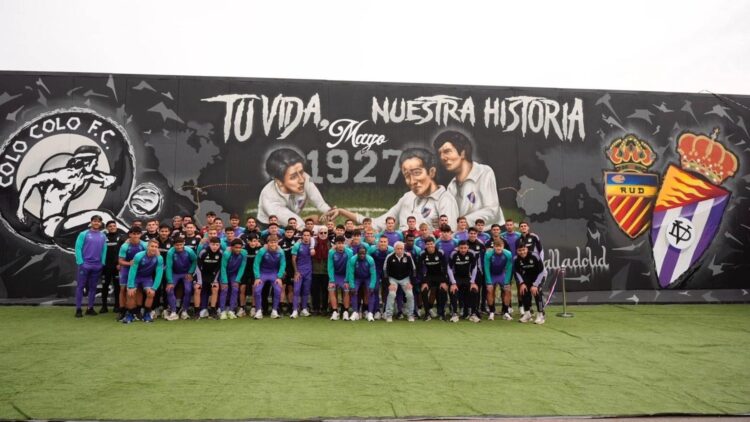 Un mural para la eternidad 1 mural, Colo-Colo, Real Valladolid