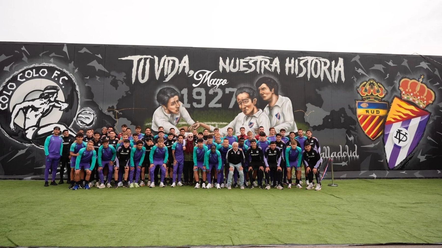 mural, Colo-Colo, Real Valladolid