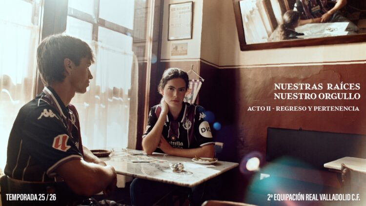 El Pucela enamora con su nueva camiseta con aires retro 1 Segunda equipación