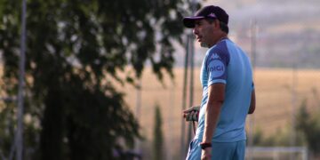 Guillermo Almada en un entrenamiento del Real Valladolid