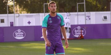 Pablo Tomeo en un entrenamiento | Real Valladolid