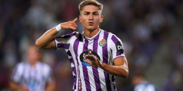 Chuki celebra su gol ante el Ceuta