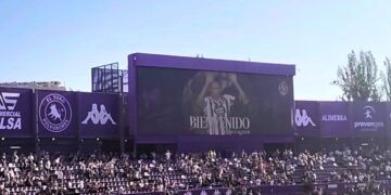 Lachuer, en la grada