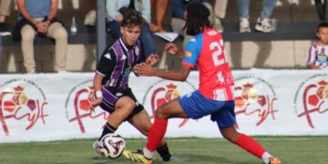 Sergi Esteban en el Real Valladolid Promesas - Atlético Tordesillas