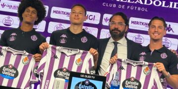 Víctor Orta, con Peter, Lachuer y Canós