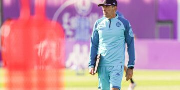 Guillermo Almada en un entrenamiento