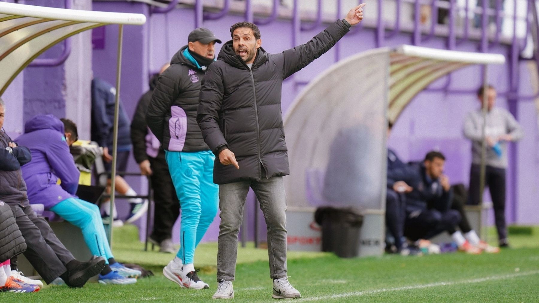 Javi Baraja ante el Marino de Luanco