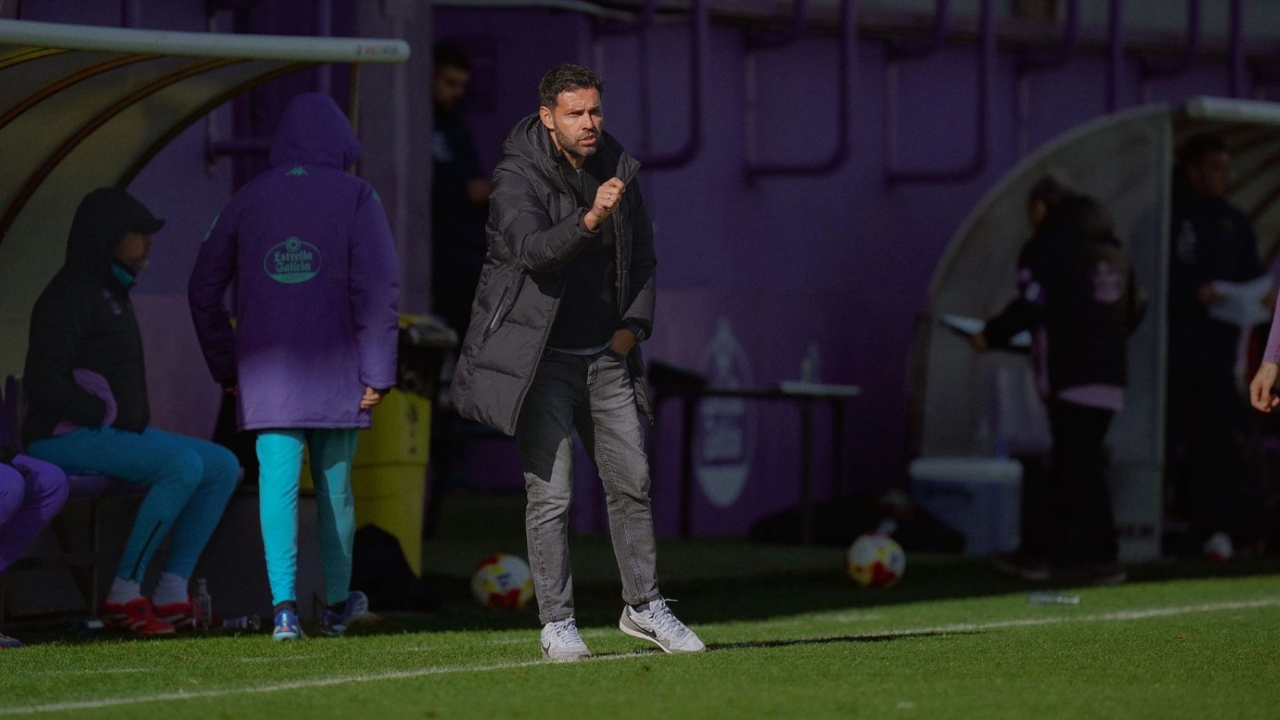 El Promesas, en descenso al filo del parón invernal 2 Javi Baraja ante el Coruxo