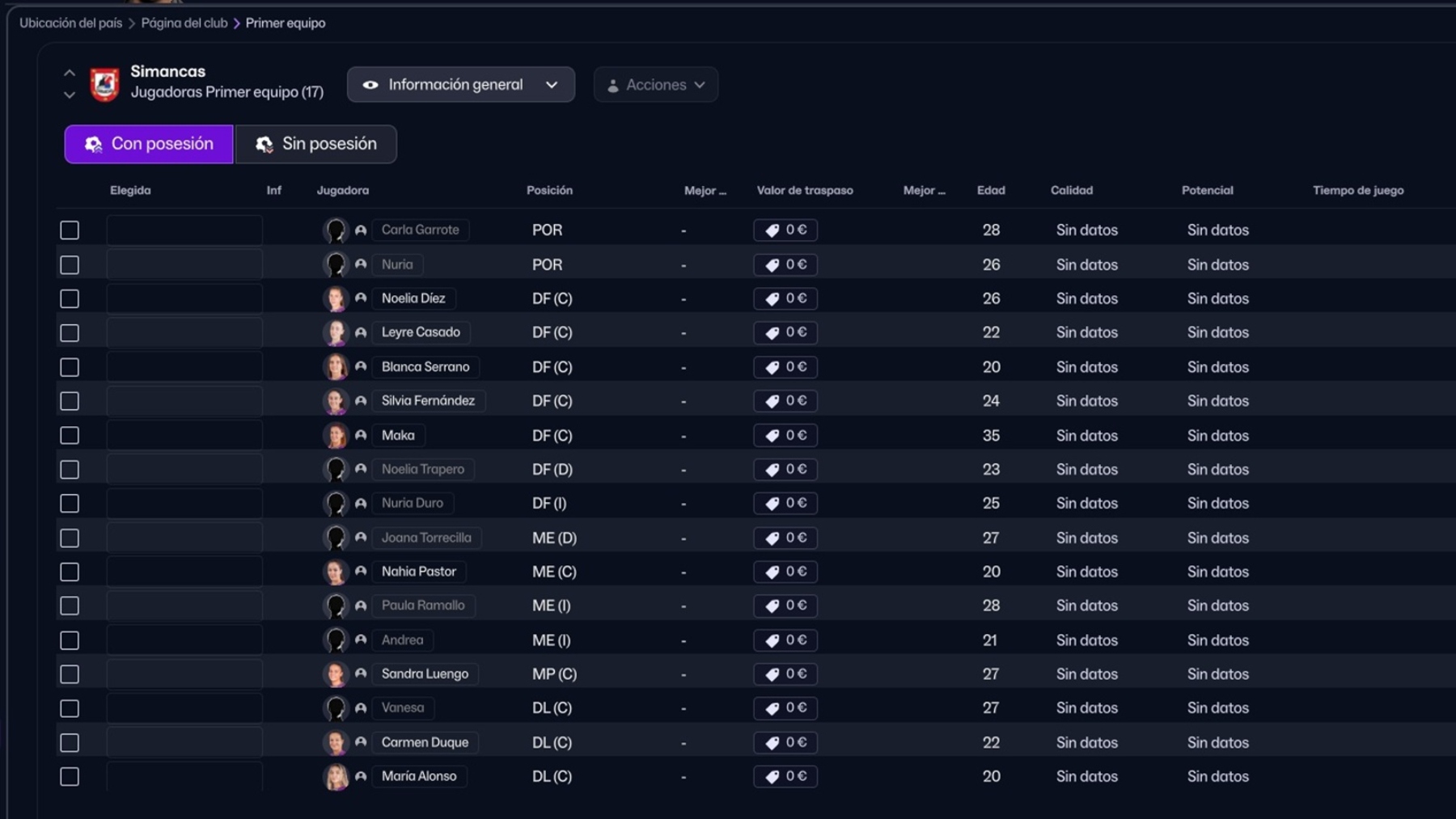 El Villa de Simancas, en el FM 26