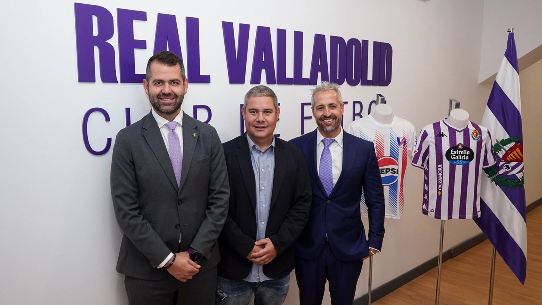 Artigas - Real Valladolid: nuevo puente aéreo 2 Gabriel Solares, Rafael Monge y Enrique Uruñuela