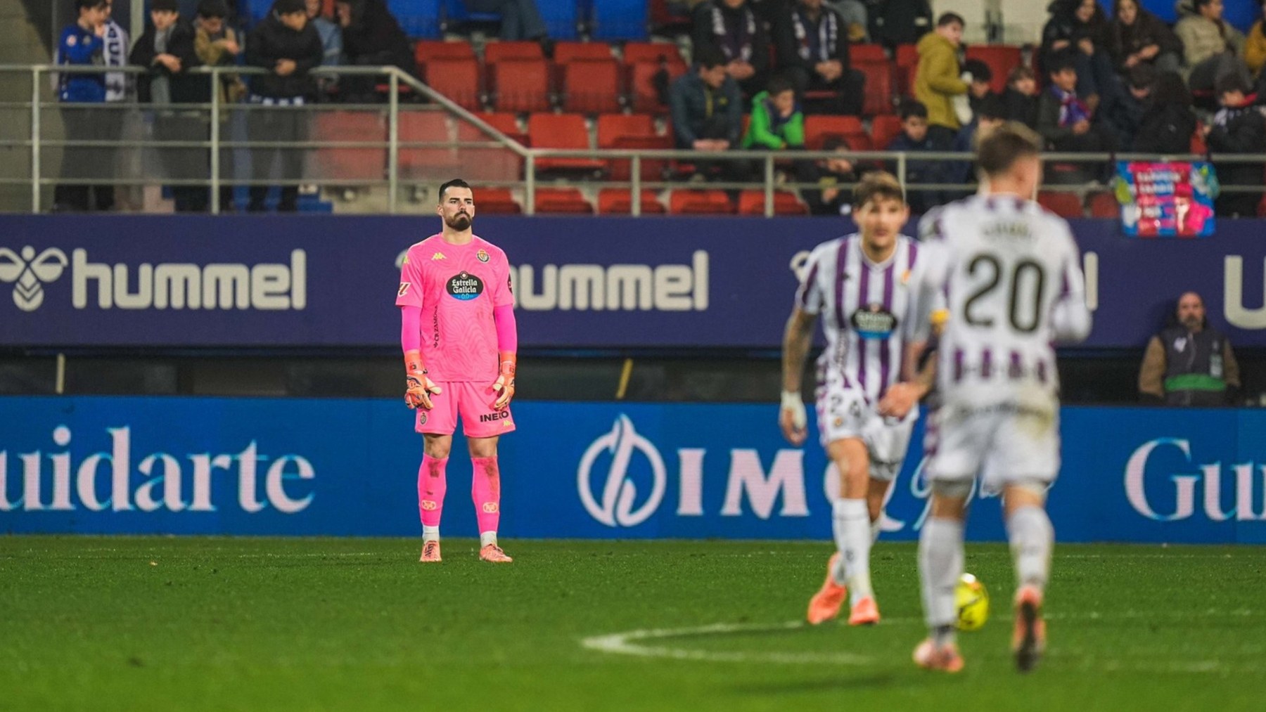 Guilherme, en el Eibar - Real Valladolid