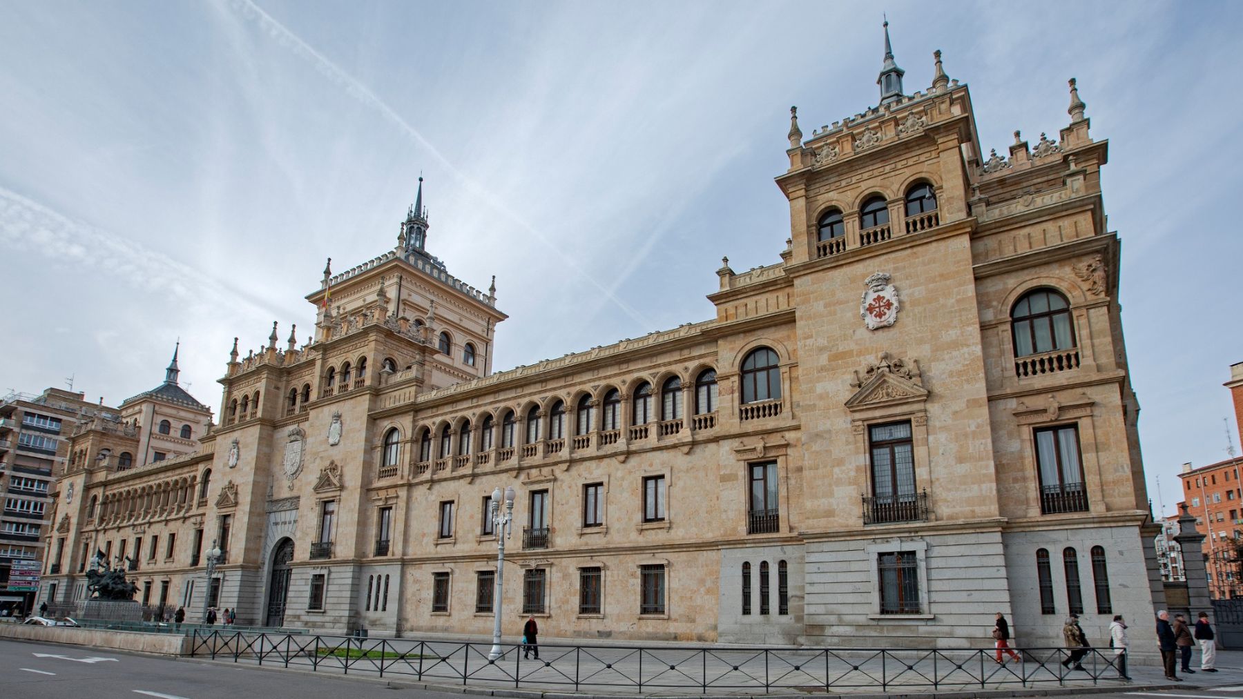 Un accidente múltiple corta el Paseo de Zorrilla